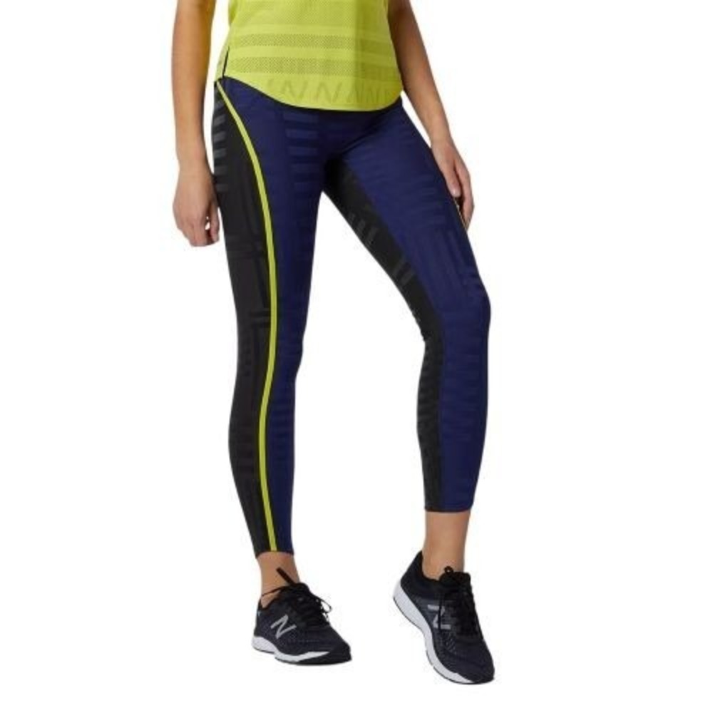 New Balance Q Speed Women’s S Navy Compression Running Athletic Yoga Tight Leggi
